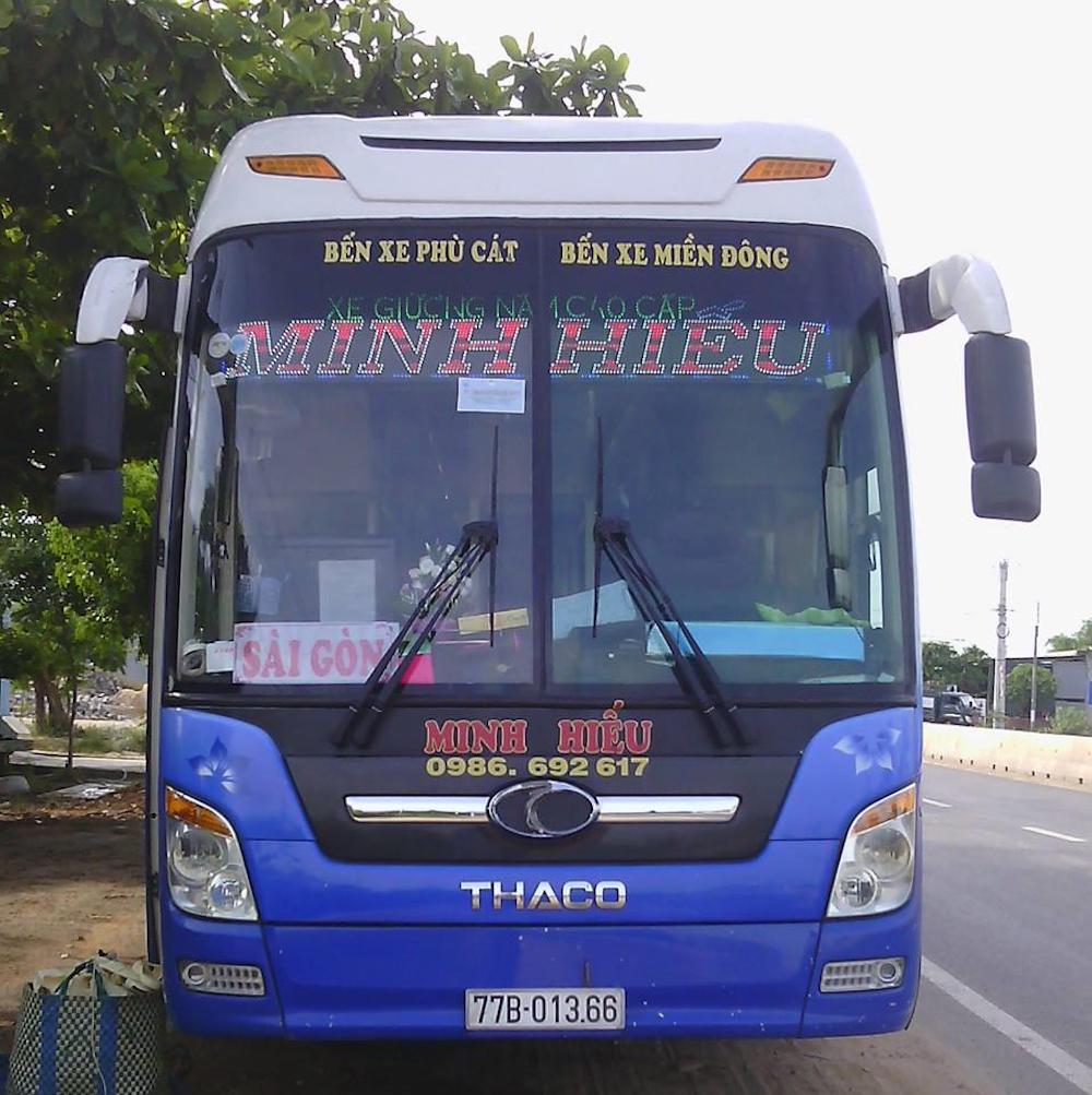 Điểm đón và trả khách của nhà xe Minh Hiếu