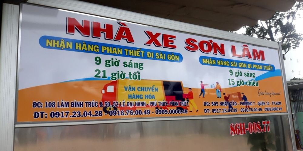 Hỗ trợ khách hàng của nhà xe Sơn Lâm