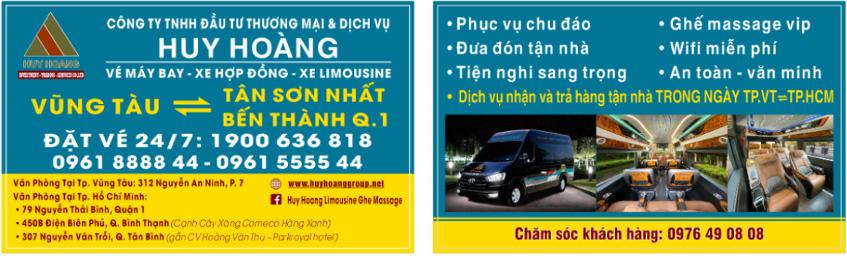 Hỗ trợ khách hàng tại nhà xe Huy Hoàng