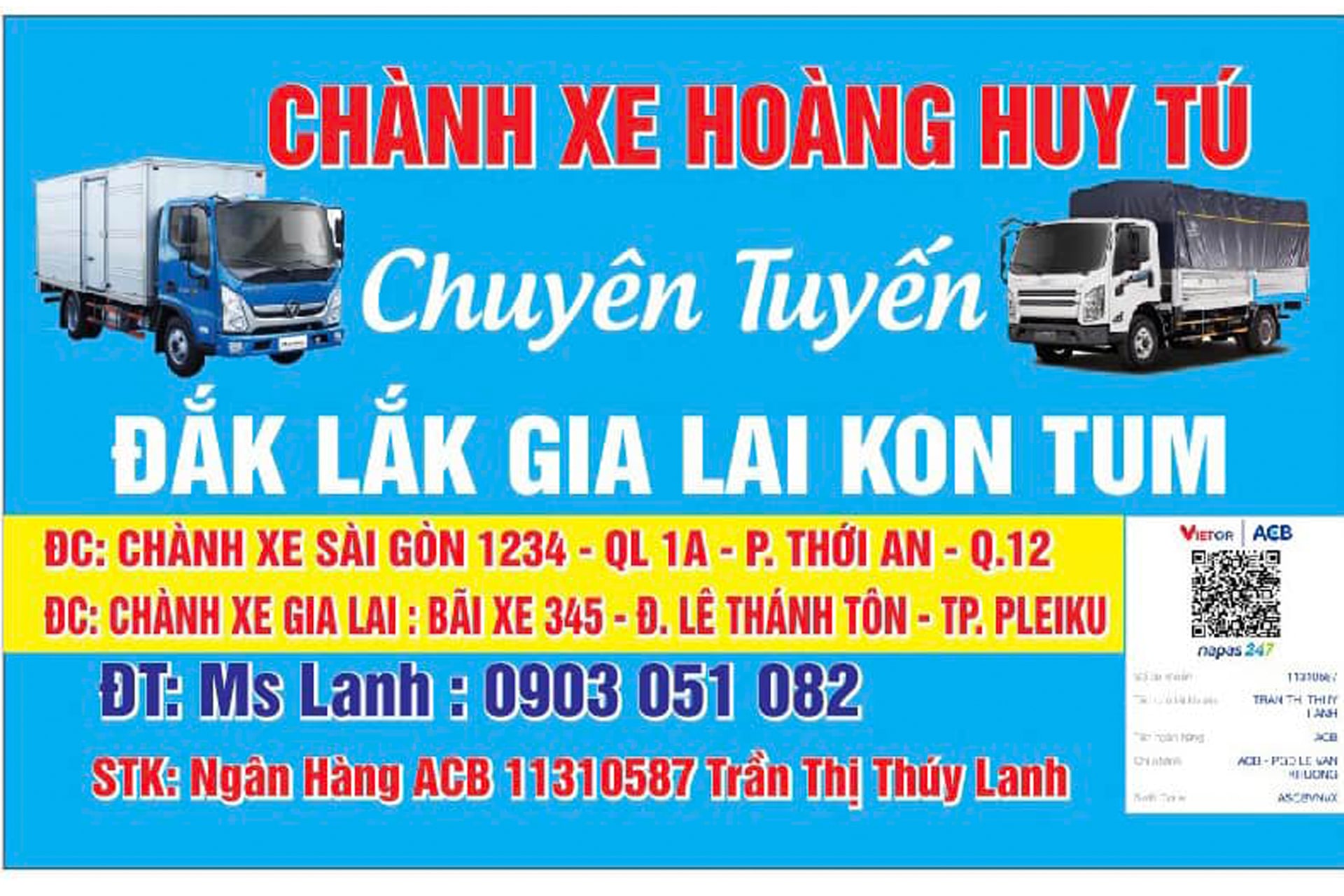 Hỗ trợ khách hàng từ Chành xe Hoàng Hưng