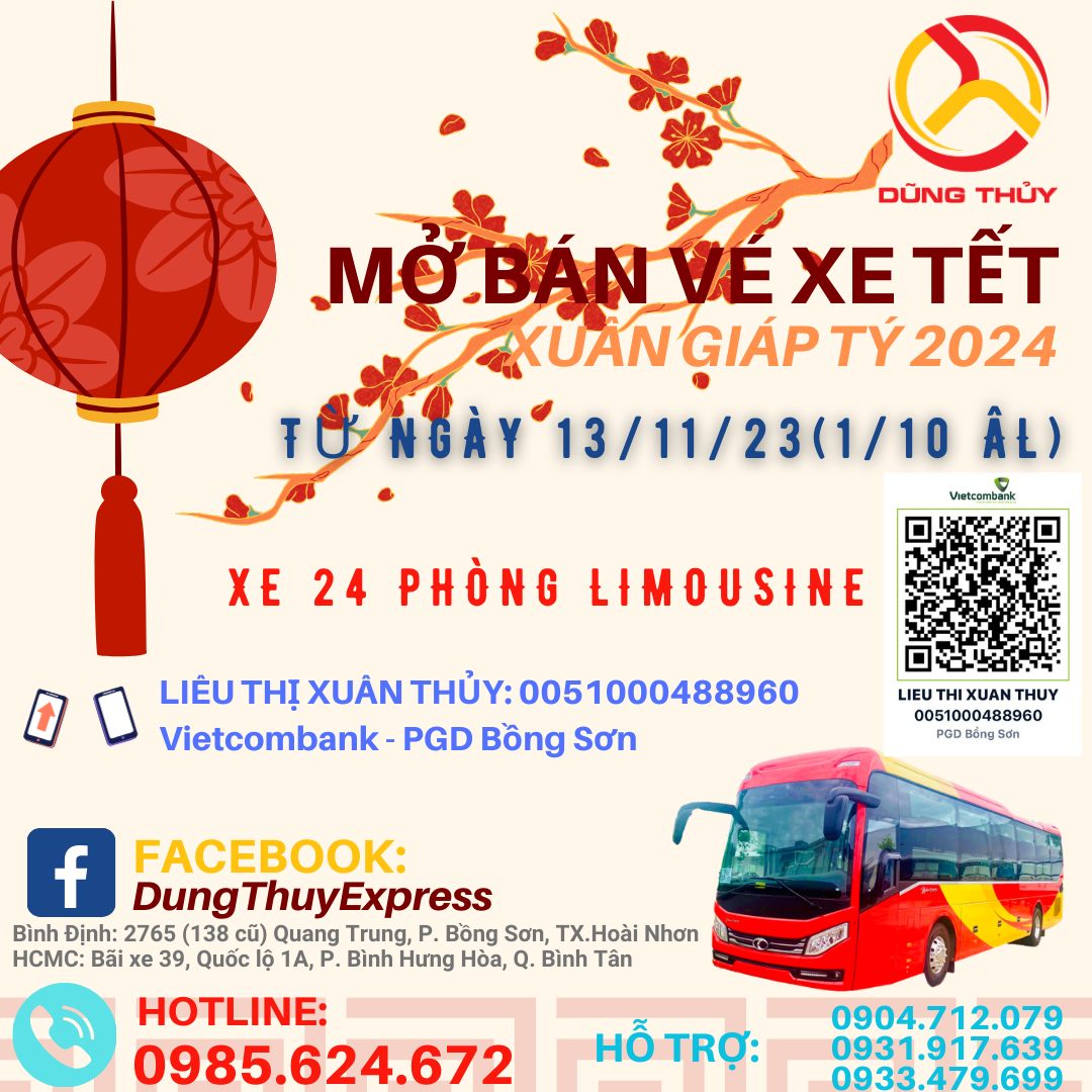 Hỗ trợ khách hàng từ Nhà xe Dũng Thủy