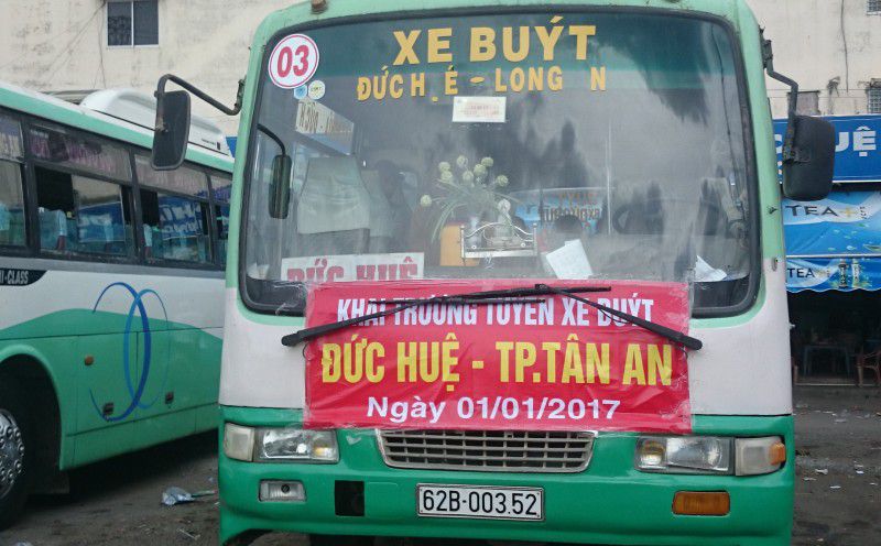 Tuyến đường Bến xe Tân An - Bến xe Đức Huệ