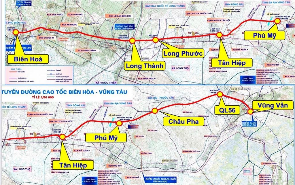 Tuyến đường Bến xe Tân An - Phú Mỹ