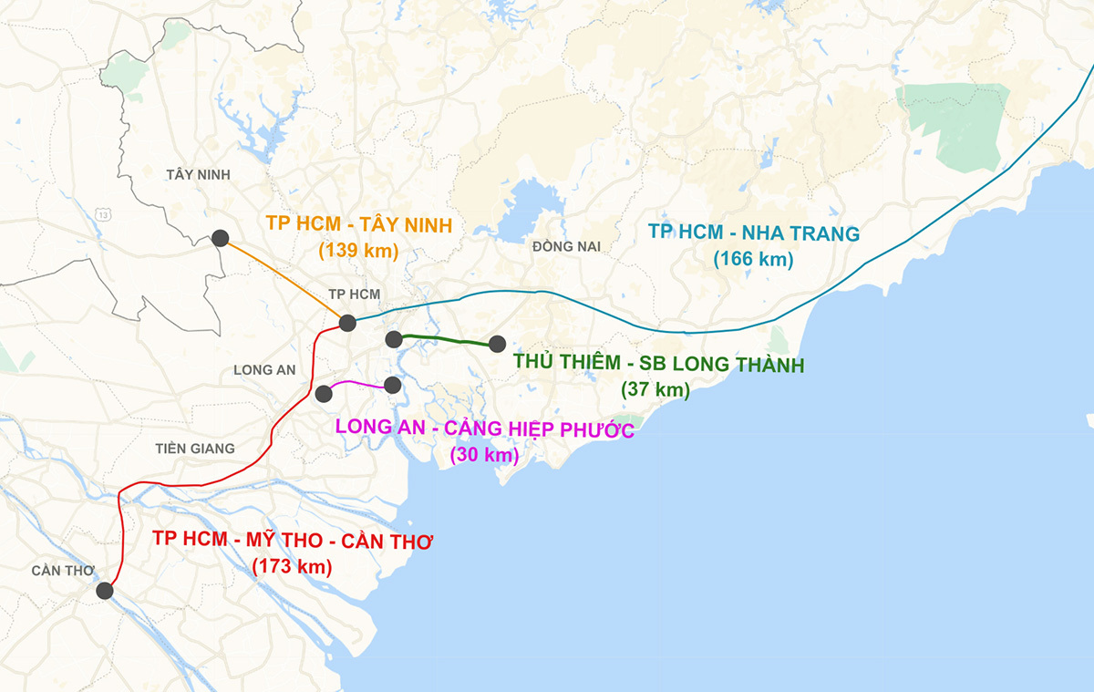 Tuyến đường Tây Ninh - TP. Hồ Chí Minh