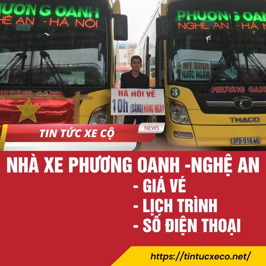 Nhà xe Phương Oanh cung cấp dịch vụ chất lượng và lịch trình chi tiết